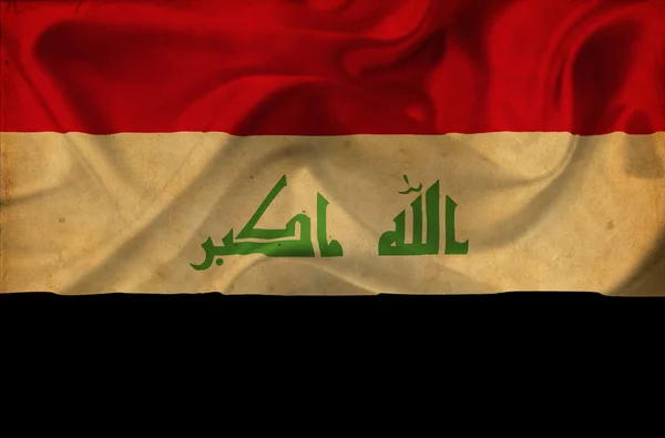 Irak heiluttaa lippua — kuvapankkivalokuva
