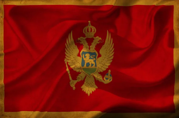 Montenegro acenando bandeira — Fotografia de Stock