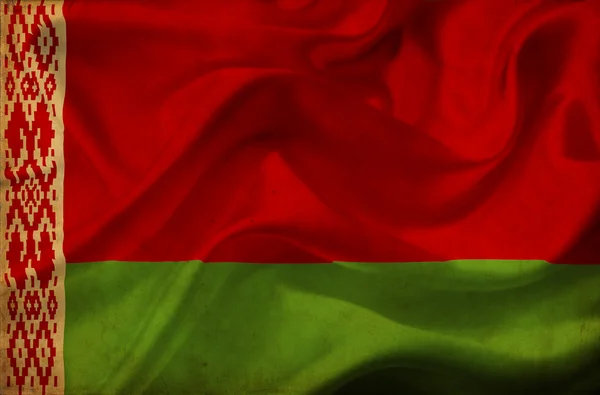 Bendera melambai Belarus — Stok Foto