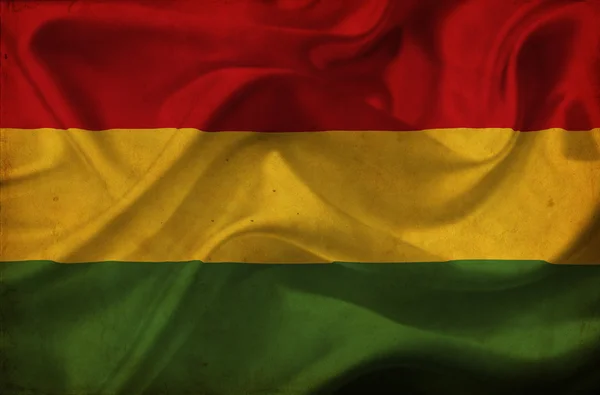 Болівія розмахував прапором — стокове фото
