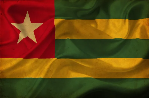 Togo ondeando bandera — Foto de Stock