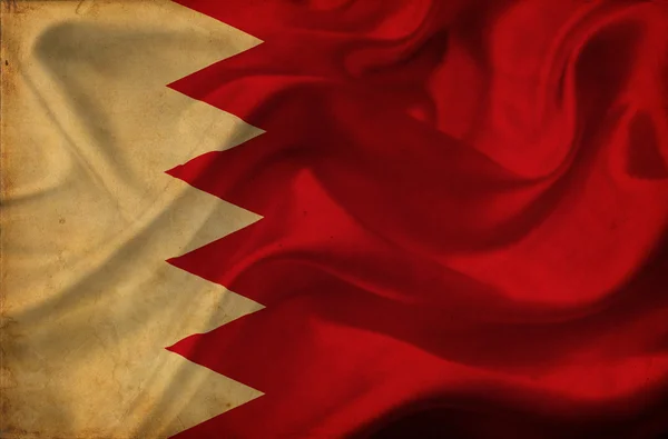Бахрейн розмахував прапором — стокове фото