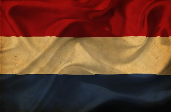 Belanda melambaikan bendera — Stok Foto