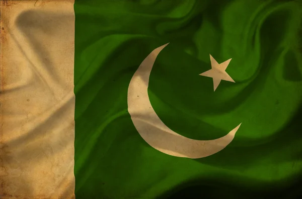 Пакистан размахивает флагом — стоковое фото
