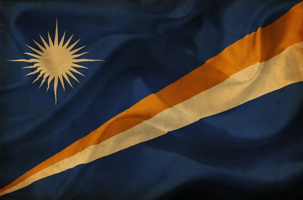 Marshall Islands waving flag — Stock Photo, Image