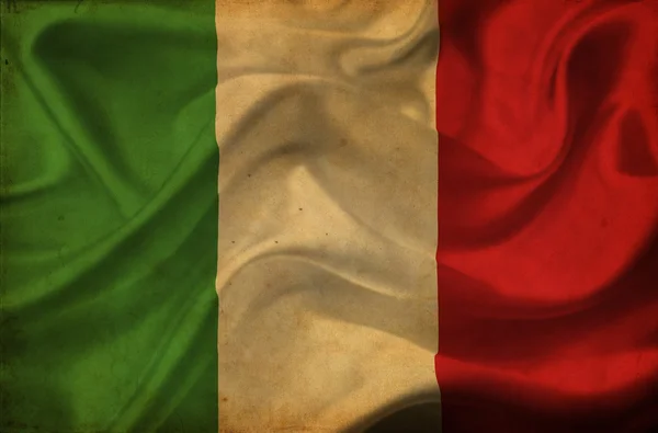 Italien viftande flagga — Stockfoto