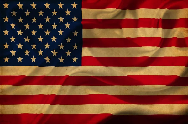 Estados Unidos da América agitando bandeira — Fotografia de Stock