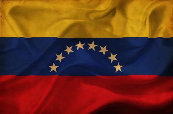 Venezuela viftande flagga — Stockfoto