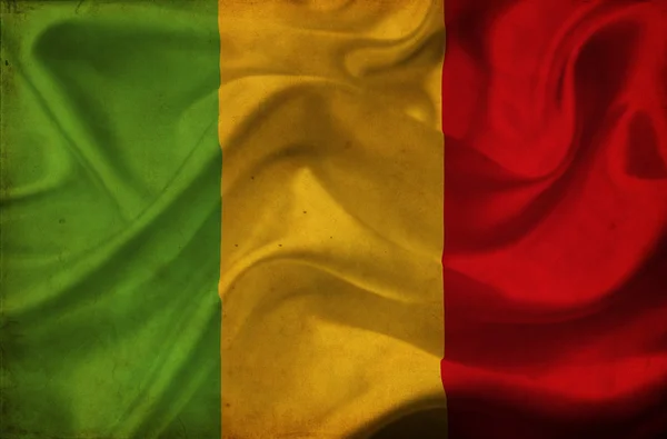 Wapperende vlag van Mali — Stockfoto