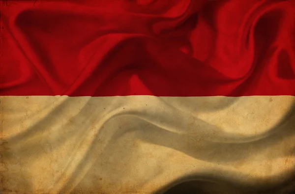 Indonesien viftande flagga — Stockfoto