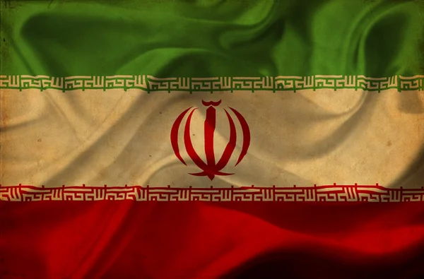 伊朗旗帜 — 图库照片