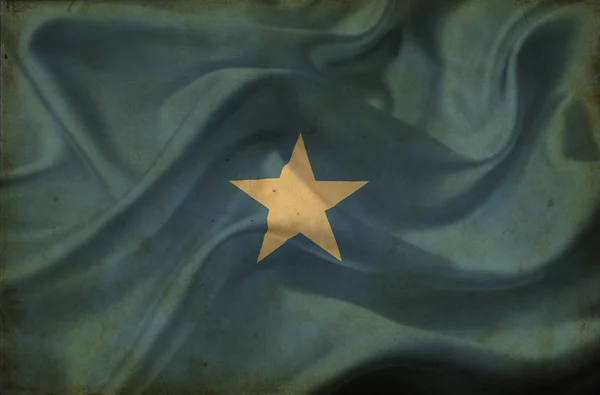Somalia sventola bandiera — Foto Stock