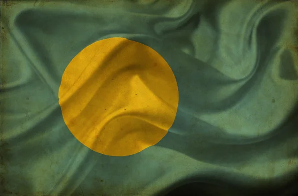 Palau dalgalanan bayrak — Stok fotoğraf