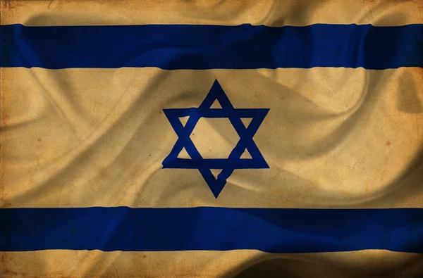 Izrael vlající vlajka — Stock fotografie