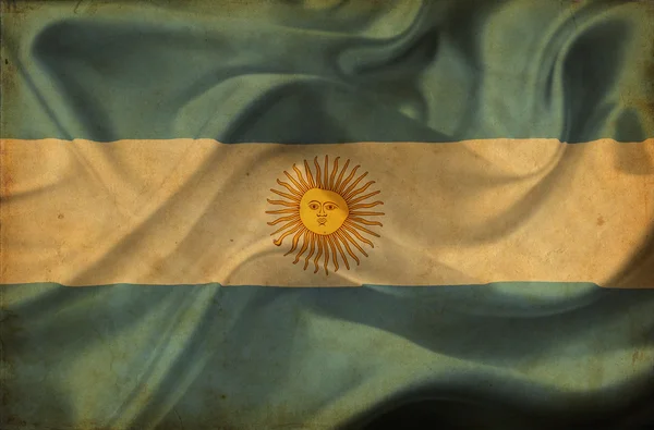 Bandeira de acenar Argentina — Fotografia de Stock