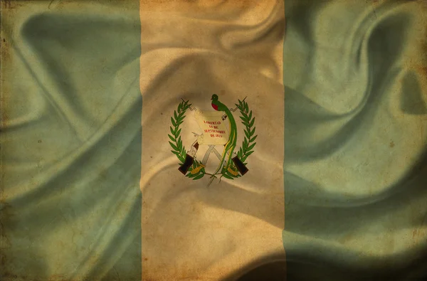 Guatemala schwenkt Flagge — Stockfoto