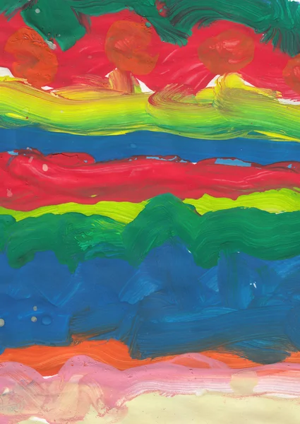 Flerfärgad akvarell bakgrund — Stockfoto