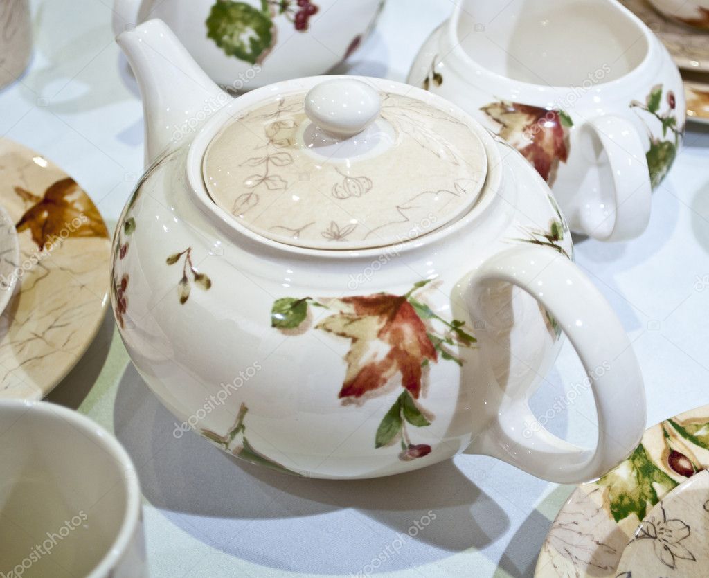 Tea pottery set