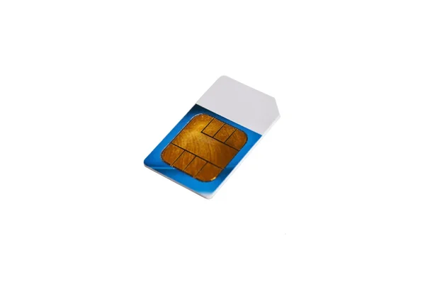 SIM card isolated — Stock Photo, Image