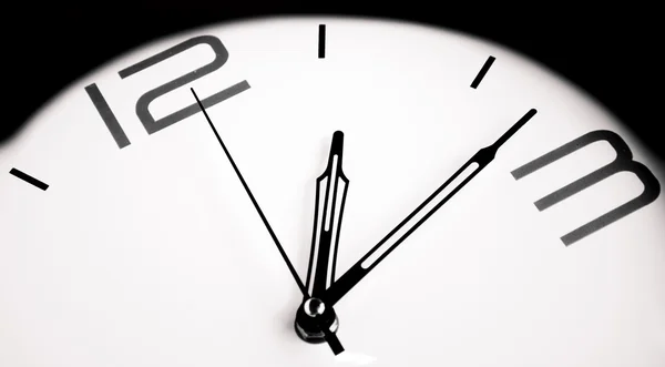 Zegar - makro - czas koncepcja — Zdjęcie stockowe