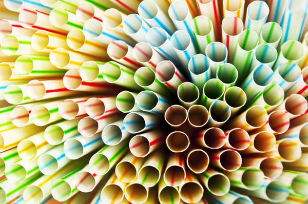 Abstract colorful straws background — Stock Photo, Image