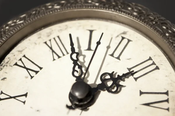 Antique clock closeup — Stock Photo, Image