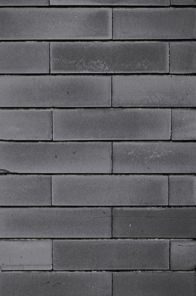 Black brick wall background — Stock Photo, Image