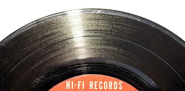 Vintage vinyl záznam closeup — Stock fotografie