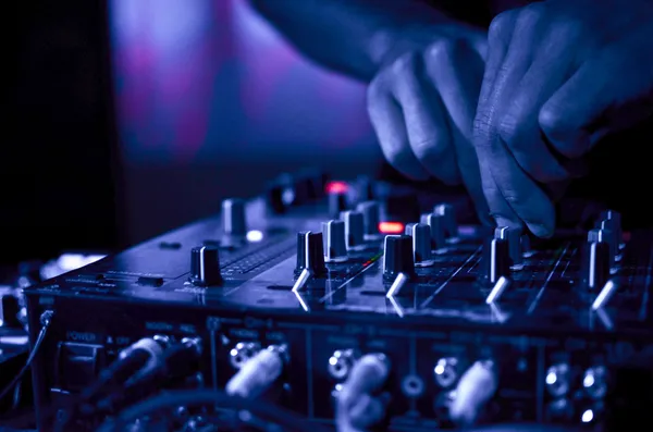 DJ zenei éjszakai klub Jogdíjmentes Stock Képek