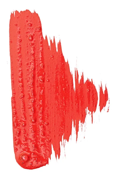 Pinceladas de pincel de acuarela roja con espacio para su propio texto — Foto de Stock
