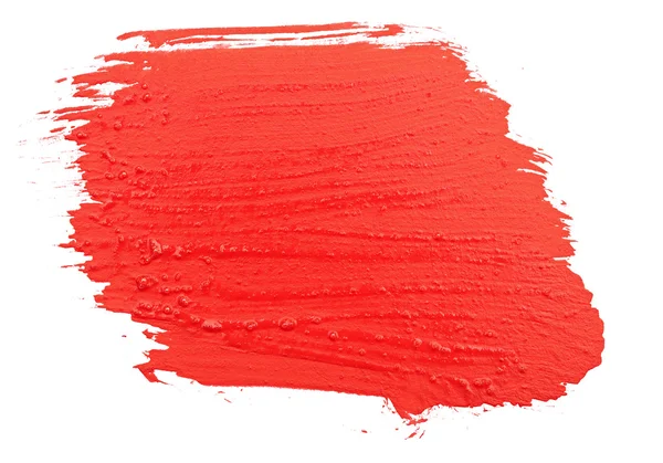 Aquarela pinceladas vermelhas escova com espaço para o seu próprio texto — Fotografia de Stock