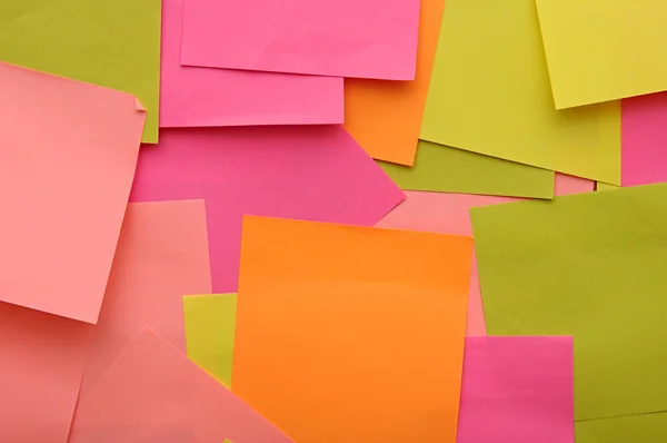 Colorful reminder notes. can use for background — Stock Photo, Image