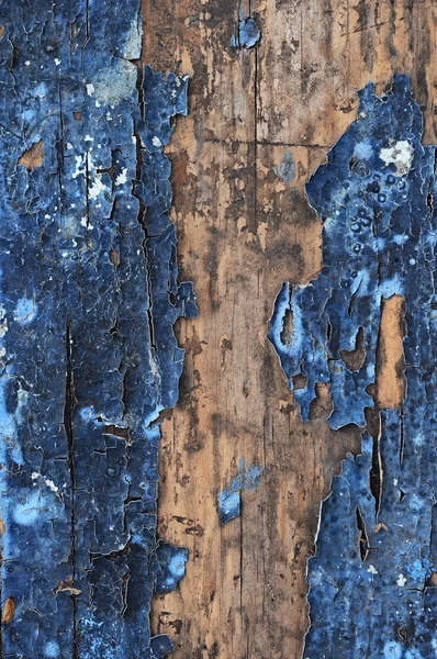 Obsoleto resistido rachado pintado madeira grunge fundo — Fotografia de Stock