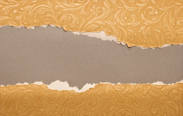 Gescheurde oud papier textuur, element voor ontwerp — Stockfoto