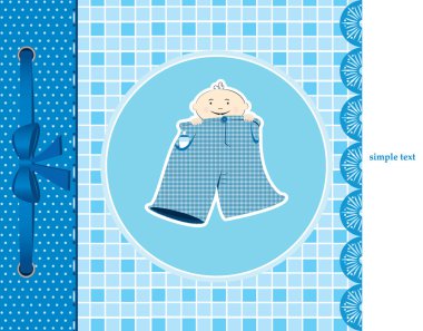 It's a boy! greeting card clipart