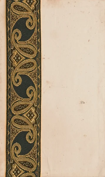Παλαιόν Ιστορικόν χαρτί με αντίκες κορδέλα — Φωτογραφία Αρχείου
