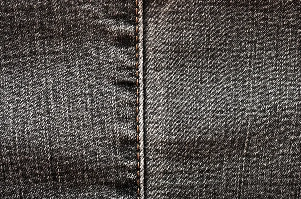 Zwarte jeans stof kunt gebruiken als achtergrond — Stockfoto