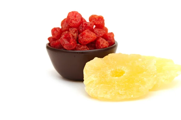 말린 과일-체리, 파인애플 — 스톡 사진