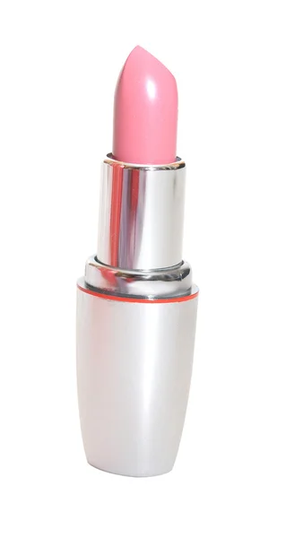 Make-up Objekt: Lippenstift auf weißem Hintergrund — Stockfoto