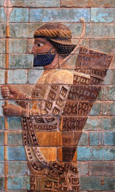 Persian Achaemenid soldier clipart