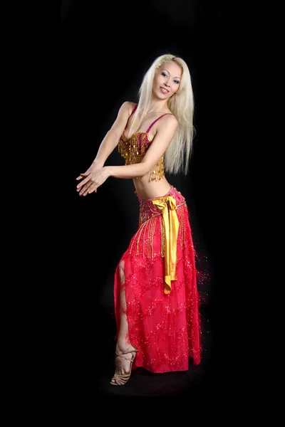 Dívka tance východu tanec. — Stock fotografie