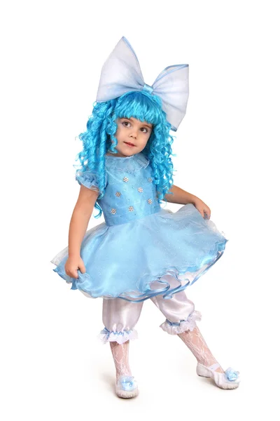 Κοριτσάκι σε φανταχτερό φόρεμα. Εικόνα Αρχείου