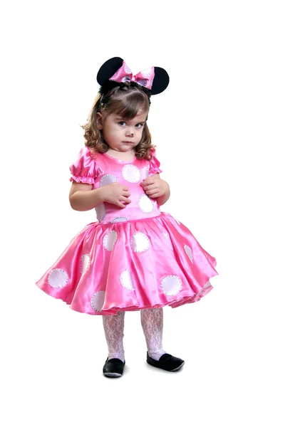 Κοριτσάκι σε φανταχτερό φόρεμα. Εικόνα Αρχείου