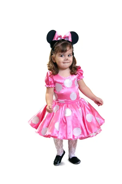 Κοριτσάκι σε φανταχτερό φόρεμα. Royalty Free Εικόνες Αρχείου