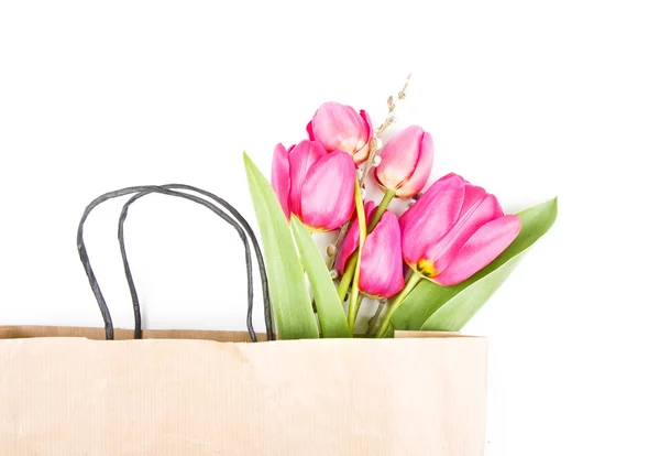 stock image Pink tulips