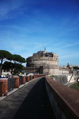 Sant angelo Kalesi ve köprü, Roma, İtalya