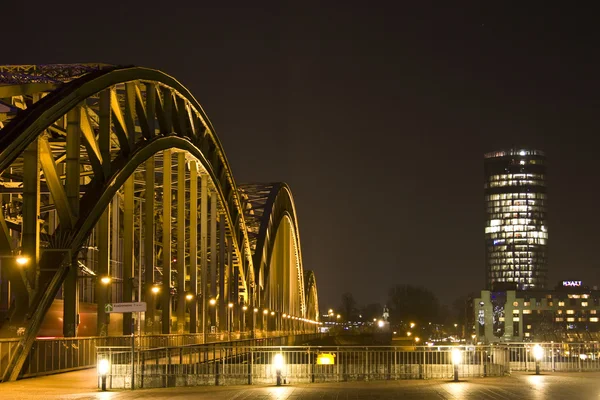 Hohenzollern Bridge i Köln Tyskland — Stockfoto