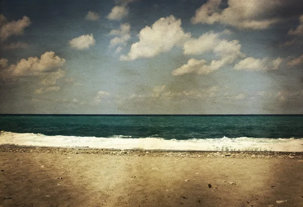 Vintage deniz manzarası — Stok fotoğraf