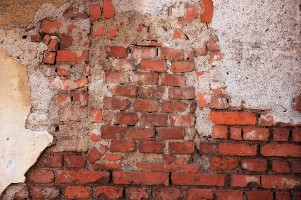 Mur texturé avec brique et — Photo