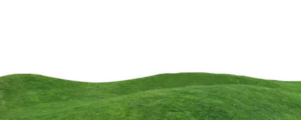 Green hills over white — Stock Photo, Image